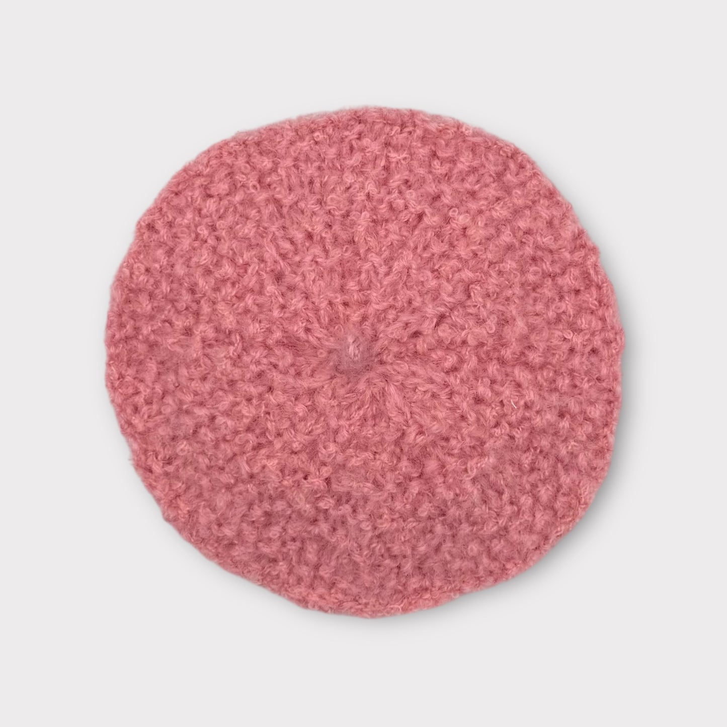 Polly Structured Beret - pink