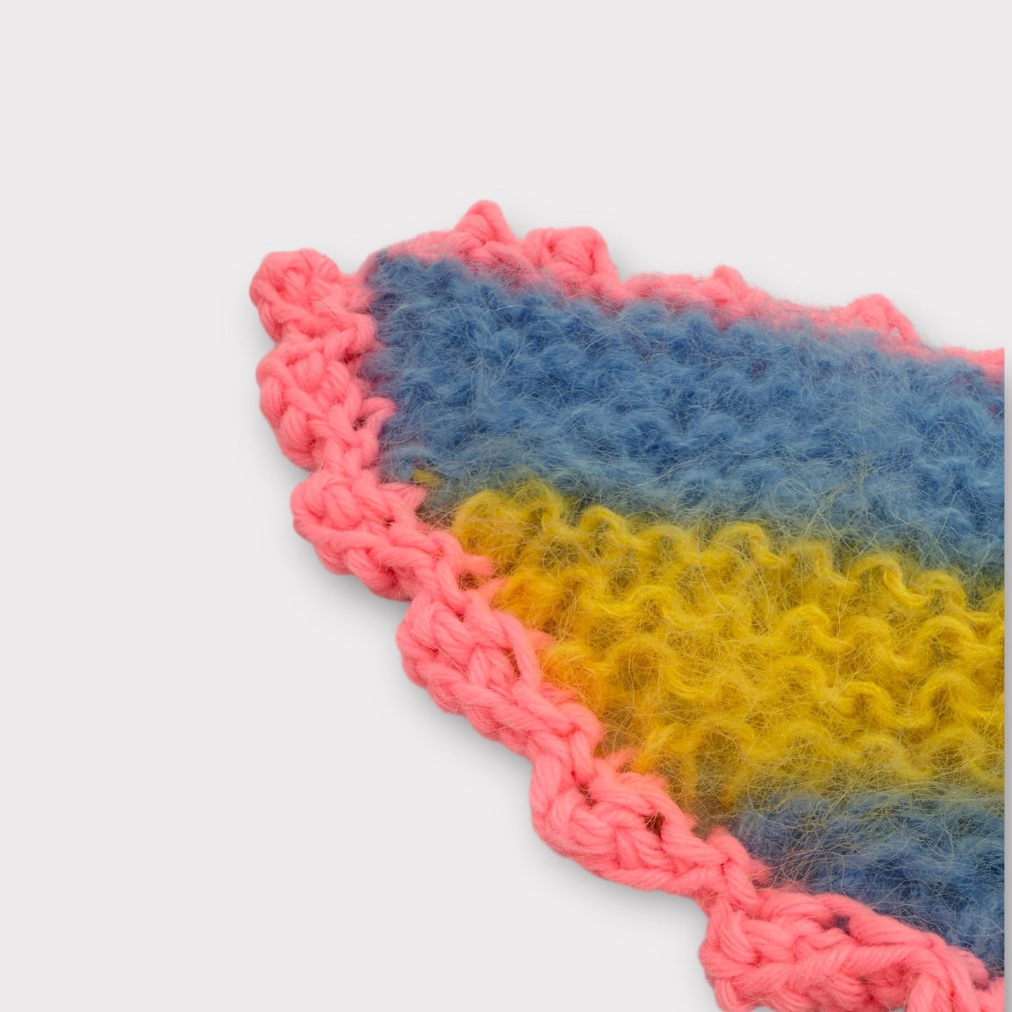 Loulou Scarf - Blue/Yellow/Pink