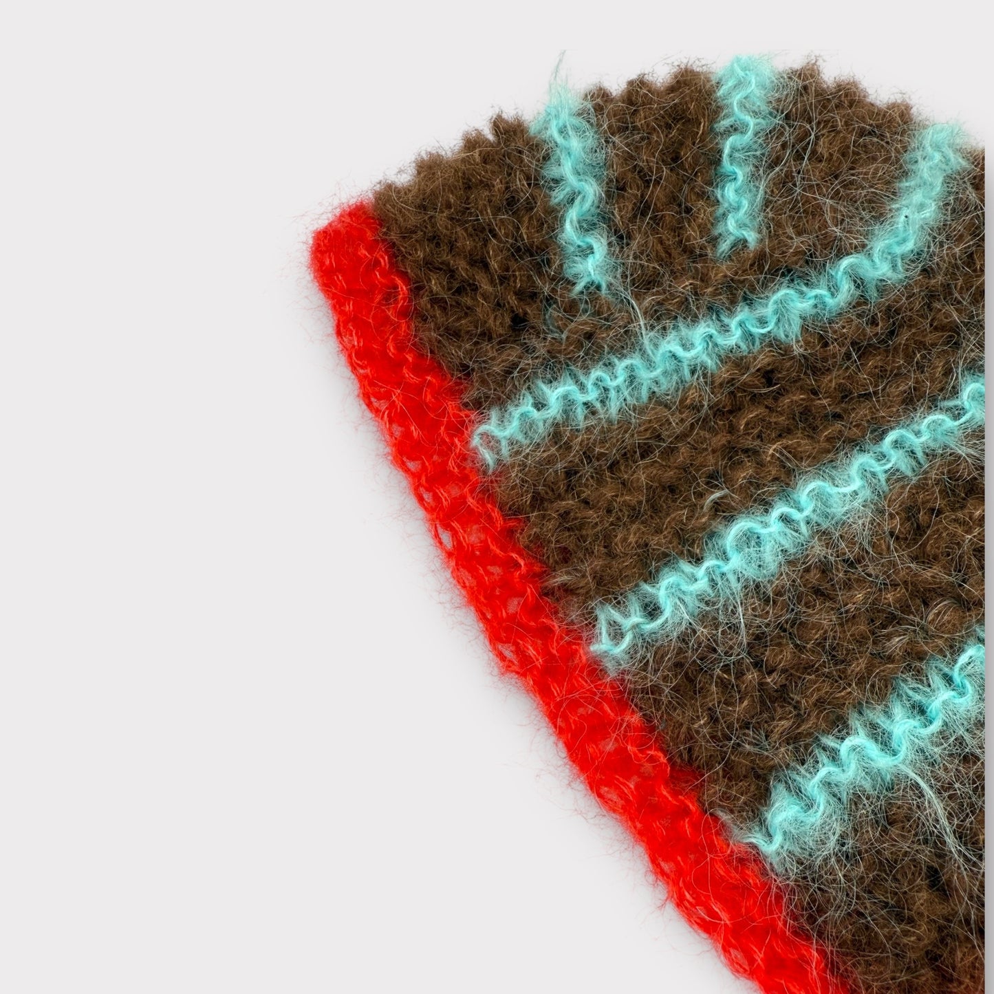 Bubbles Bonnet- Brown/Turquoise/Red