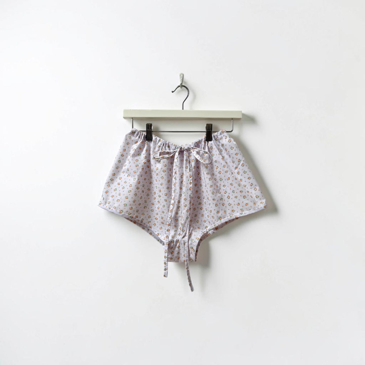 Flora Cotton Dress - white peach