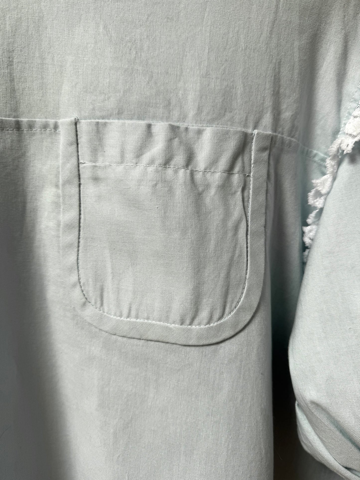 Babs Cotton/Linen Dress - Baby Blue