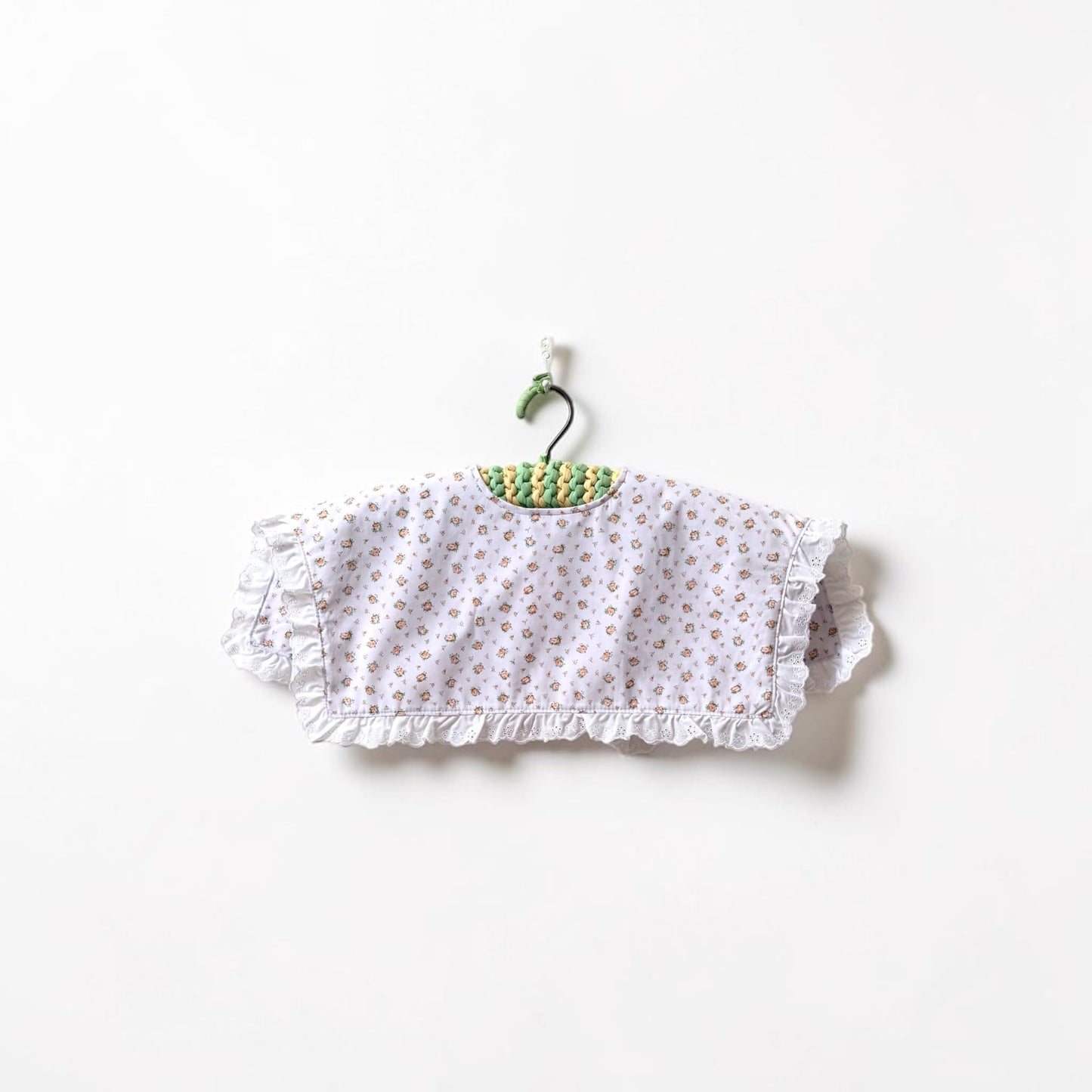 Flora Cotton Dress - white peach