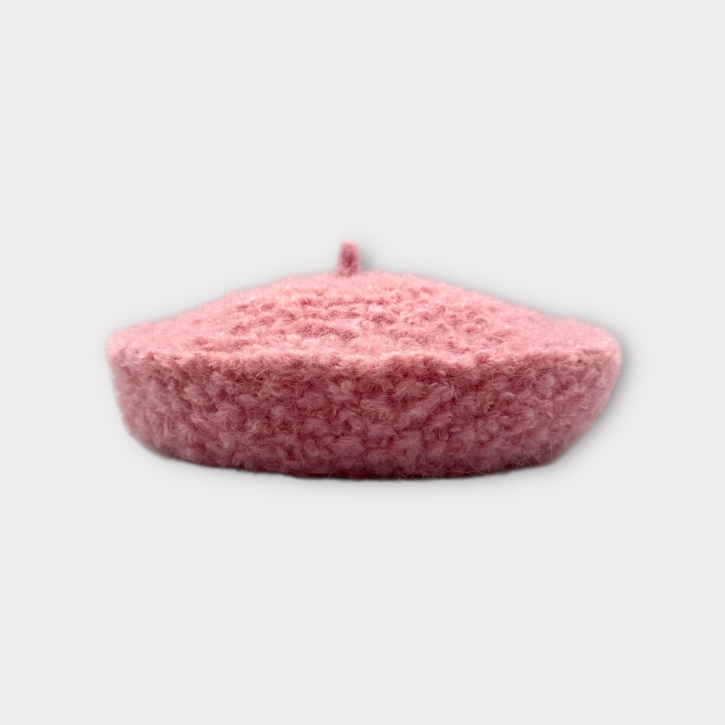 Polly Structured Beret - pink