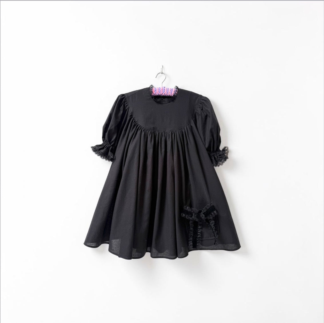 Anita Cotton Dress - Black