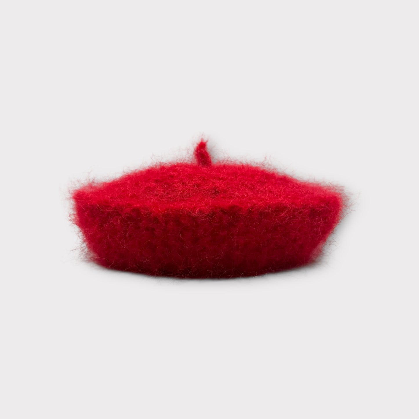 Polly Structured Beret - Red
