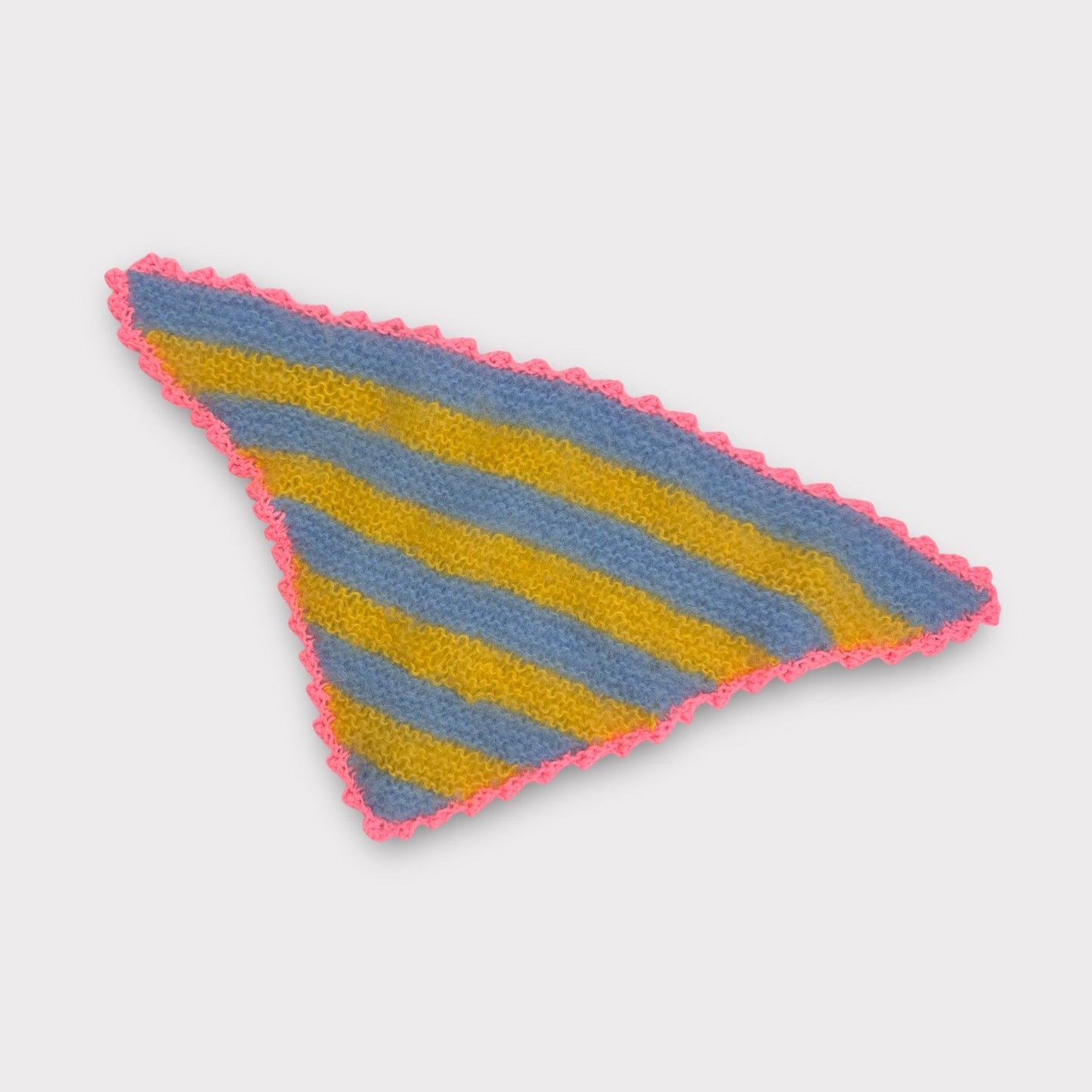 Loulou Scarf - Blue/Yellow/Pink
