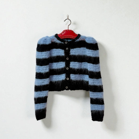 Constance Cardigan - Blue/Black