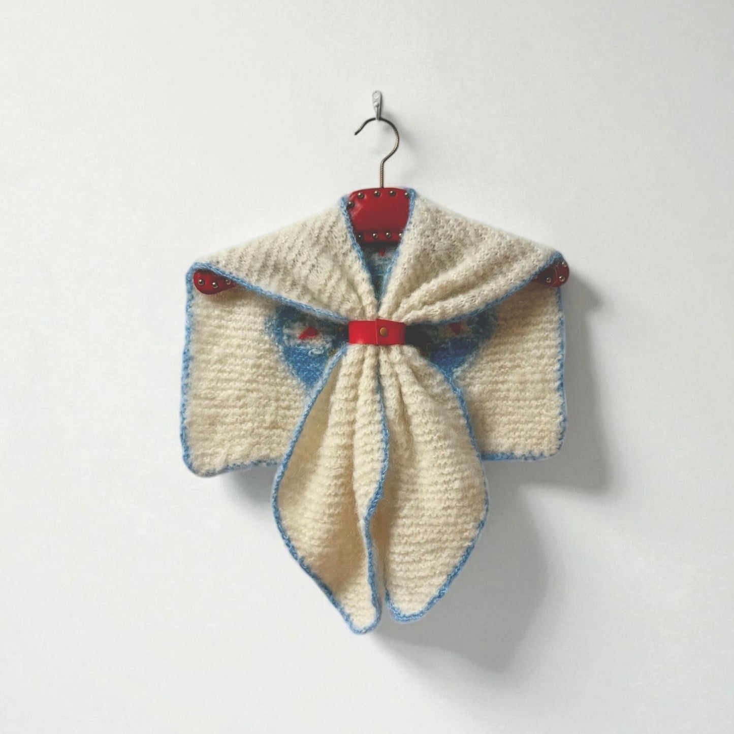 Foral Sailor Scarf-Blue/Yellow/Red/White