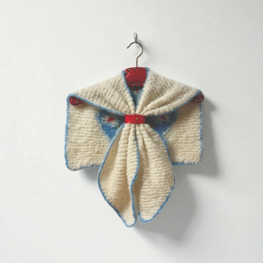 Foral Sailor Scarf-Blue/Yellow/Red/White