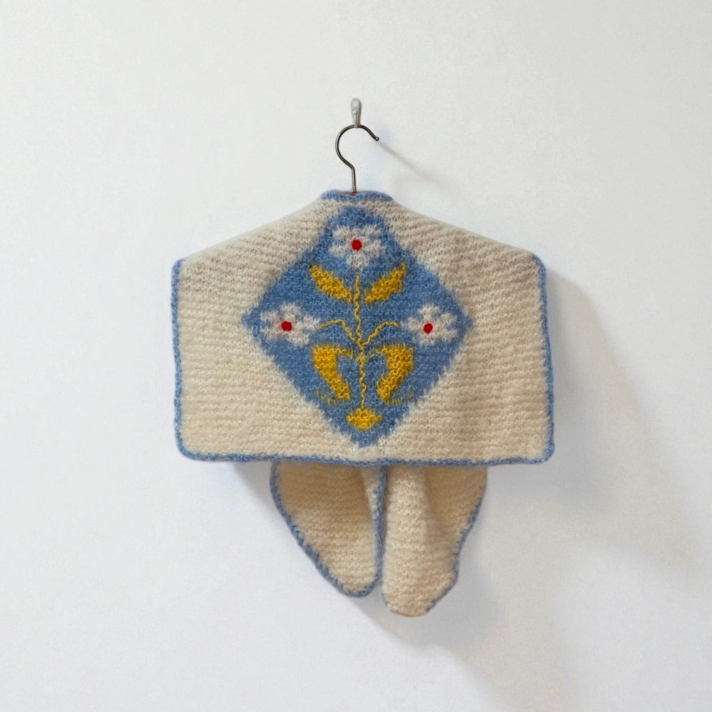 Foral Sailor Scarf-Blue/Yellow/Red/White