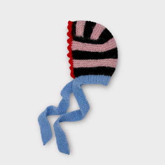 Prudence Bonnet - Pink/Blue/Black