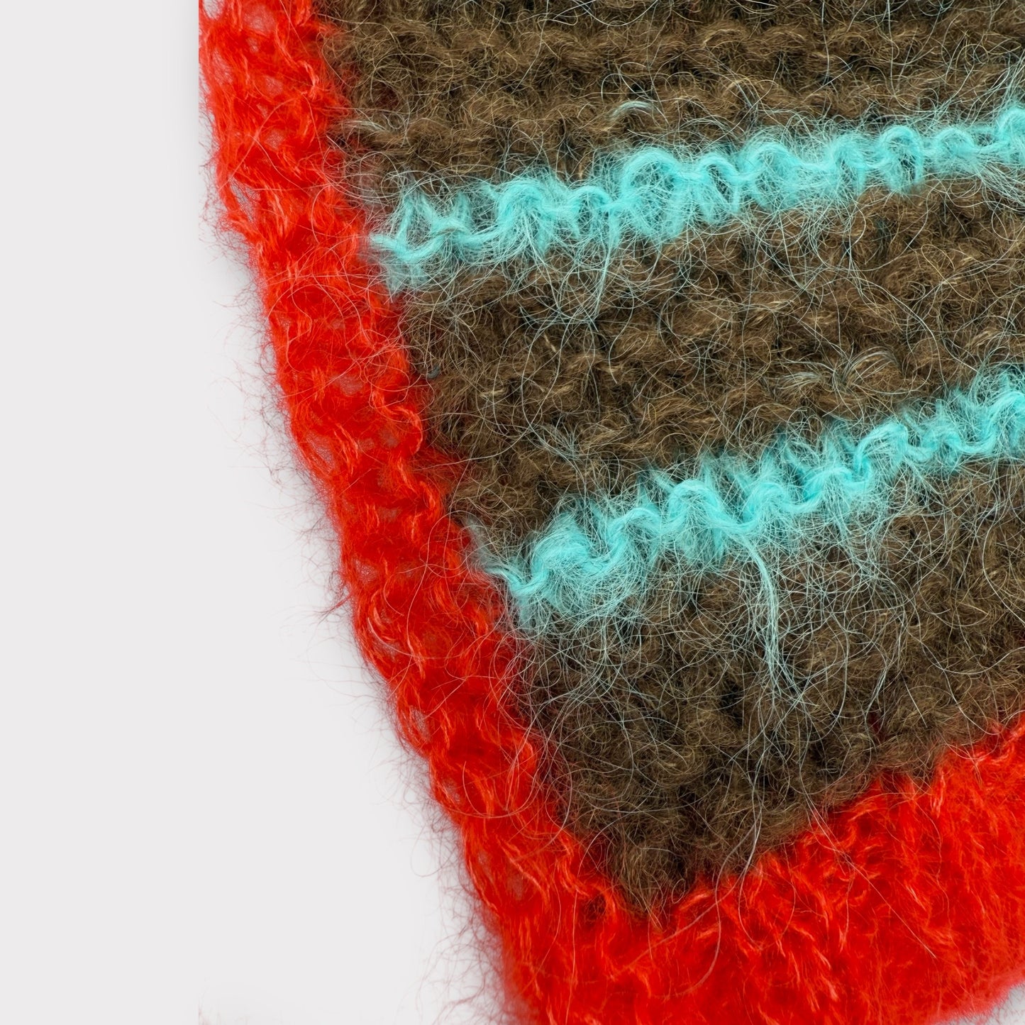 Bubbles Bonnet- Brown/Turquoise/Red