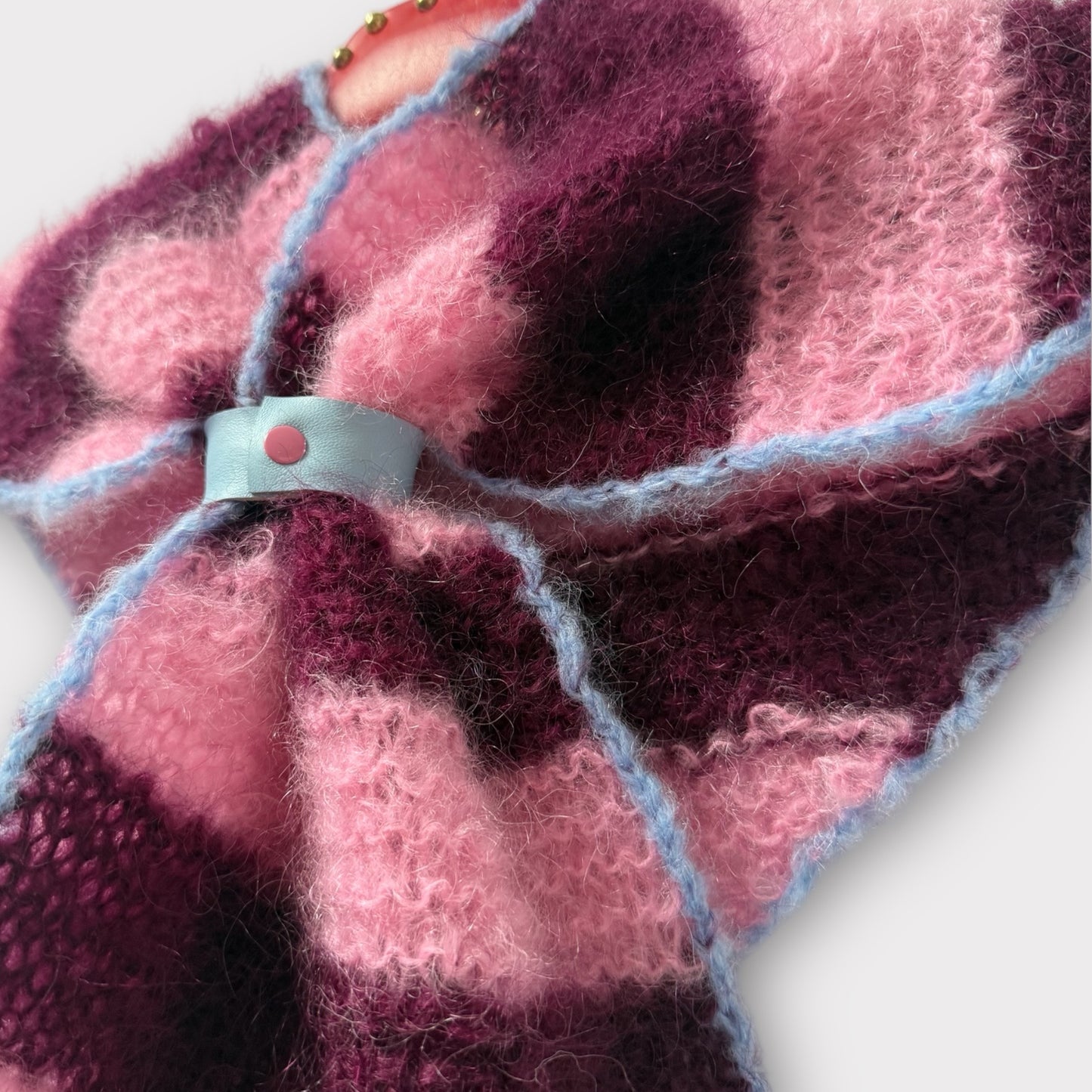 The Scout Scarf - Wine/Pink/Blue