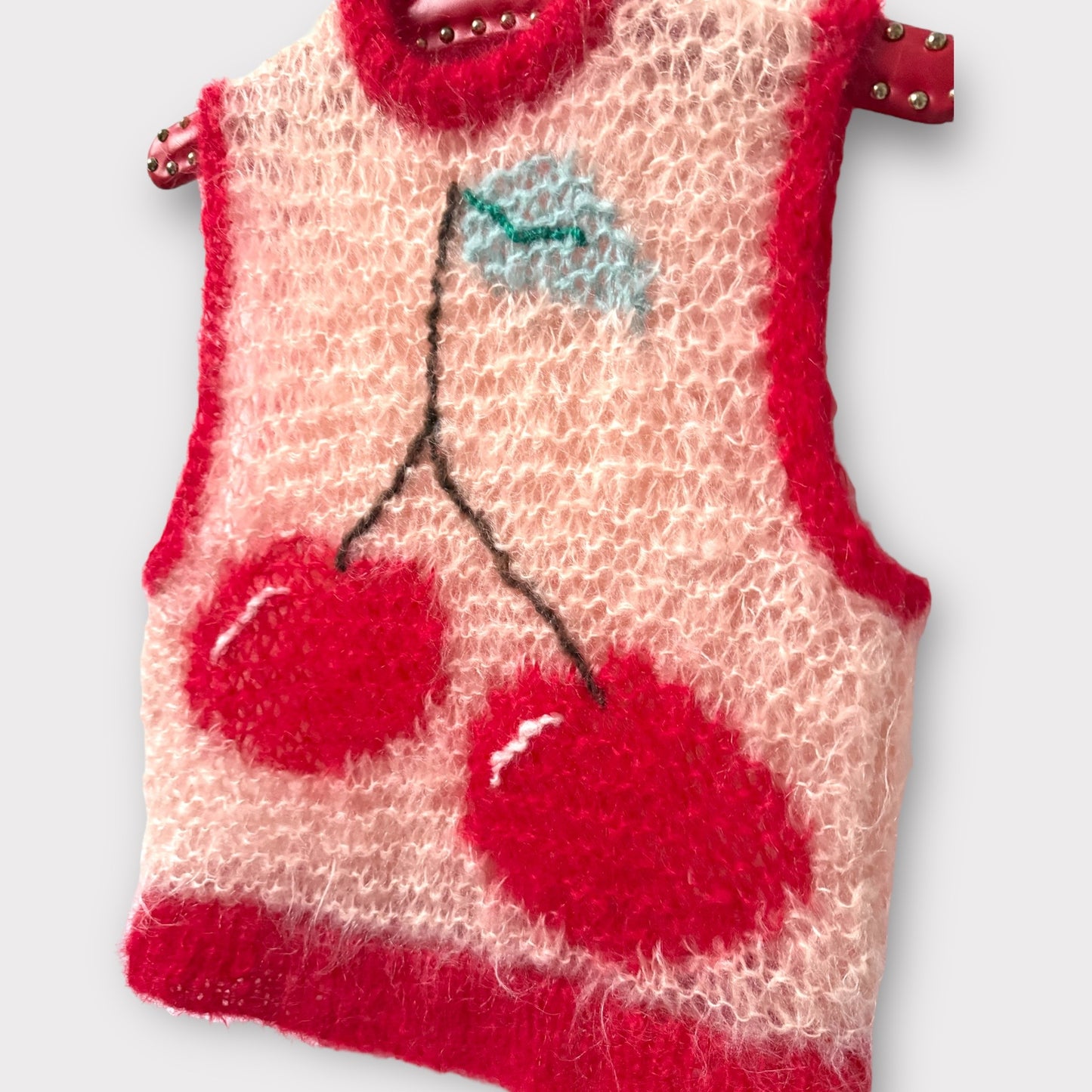 Cherry Tank - Peach/Red