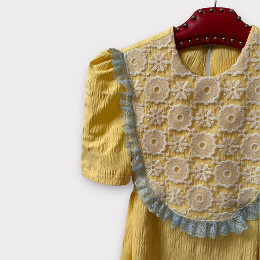 Celia Seersucker Dress - Primrose